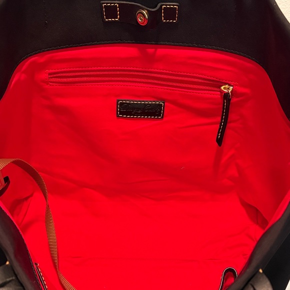 Dooney & Bourke Black Tote with Braided Handles never worn - Picture 5 of 8